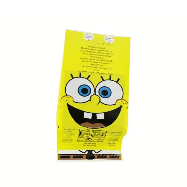Buy cheap Yellow Disposable Popcorn Bags Popcorn Sacks Greaseproof 138mm Width from wholesalers