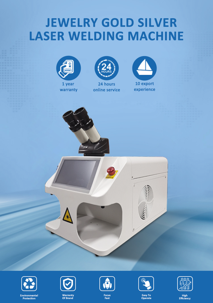 Desktop Jewelry Spot Laser Welder Mini Jewelry YAG Laser Welding Repair Machine For Gold Silver Jewelry