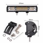 216W 15 Inch Amber Tri - Row Vehicle Led Strobe Lights 6063 Aluminum Alloy