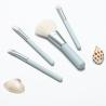 Buy cheap White PBT Hair Mini Makeup Brush Set 4pcs For Travel Plastic Handle from wholesalers