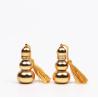 Buy cheap Customize 6ml Empty Golden UV Glass Perfume Roller Ball Bottle from wholesalers