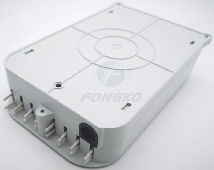 1x16 PLC Splitter FTTH Fiber Optic Terminal Box Drop Cable Out Ports Indoor Wall Nap