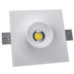 Gypsum GU10 Trimless LED Downlights For Hotel Lighting