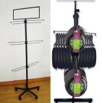 Buy cheap Multi Angle Hooks 3 Tire Pans Metal Floor Display Stands from wholesalers