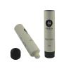 Buy cheap 50 100 ml cosmetic container hand cream packaging bamboo lid long cosmetic plastic tube from wholesalers