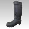 Buy cheap Oil Proofing Safety Rain Boots Black Women'S Steel Toe Rubber Boots from wholesalers