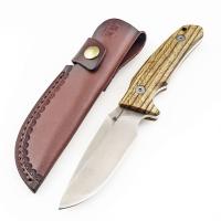 Buy cheap 4mm High Carbon Steel Machete Wood Handle Jungle Law Survival Knife 9in product