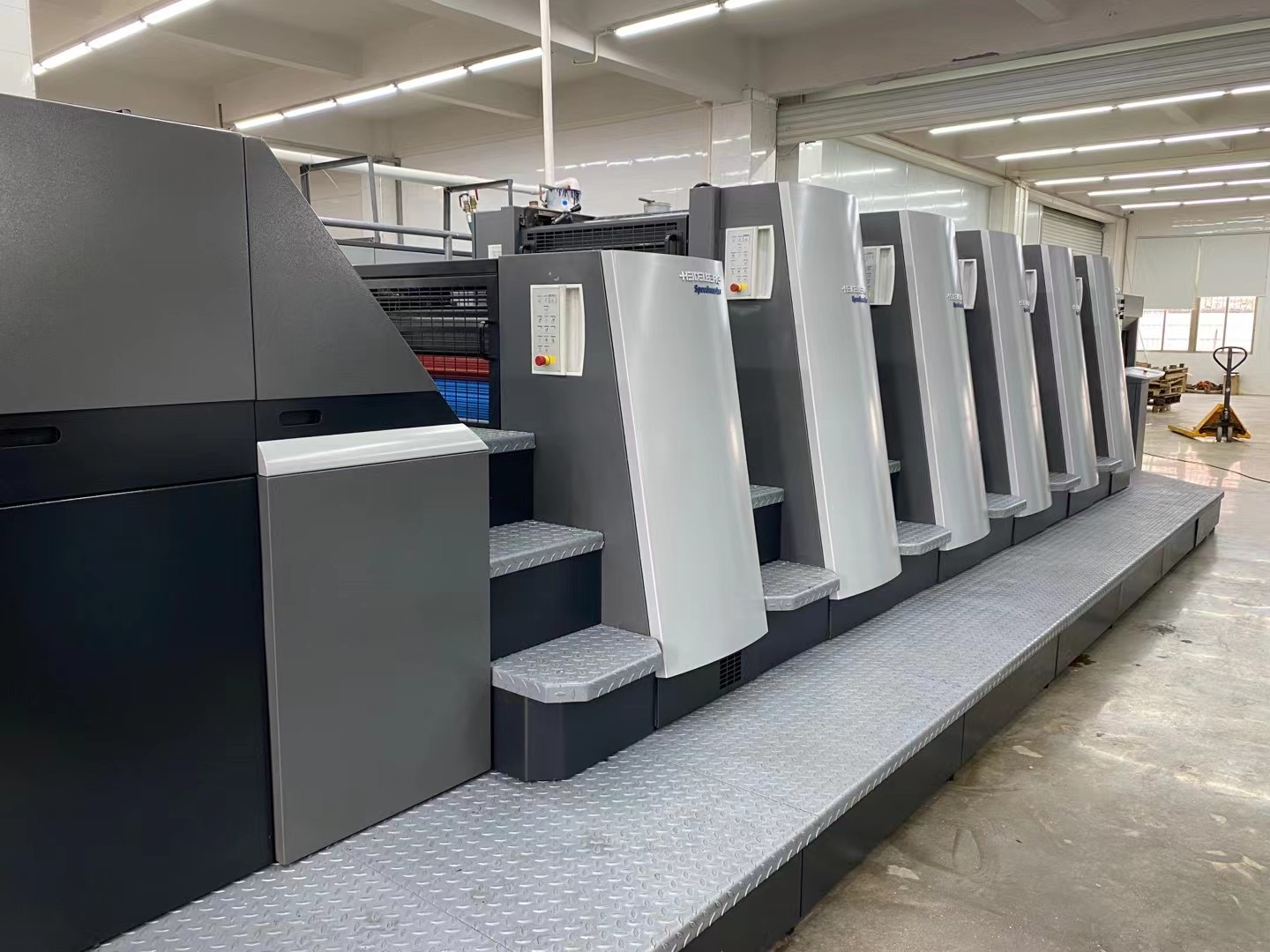 Germany XL75-5 Heidelberg Printing Press Machine Original Press Parts 100000 KG For Screen Printer