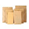 Buy cheap Kraft Paper Flat Bottom 750g Resealable Dog Food Bag from wholesalers