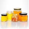 Buy cheap 300ml 200ml 100ml Wholesale Hexagon Glass Mason Jar Jam Jar Honey Jar With Metal Screw Lid from wholesalers