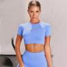 Buy cheap Nylon Spandex Solid Seamless Sports Bra Activewear XL XXL WomenYoga Tops from wholesalers