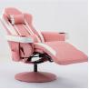 Buy cheap Gaming Chair With Cup Holder Pink Racing Style Leather Ergonomic Seat Swivel Sofa For Home from wholesalers