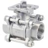 Buy cheap Casting 3PCS Stainless Steel 1000 Wog Ball Valve for Petrochemical Industry from wholesalers
