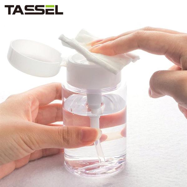 Quality Push Down Salon Nail Polish Remover Pump Dispenser Bottle Container for sale