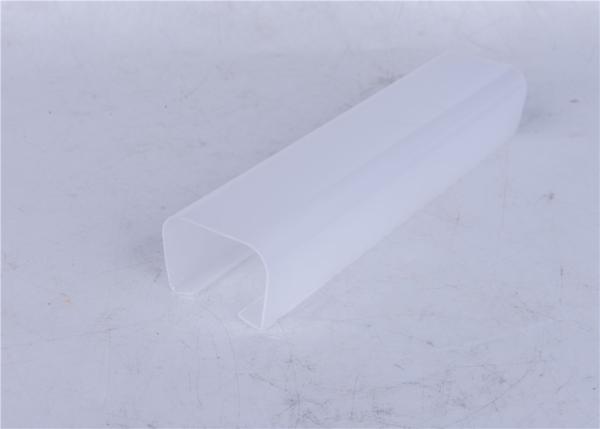 Buy cheap High Energy Efficiency Plastic Extrusion Profiles / PC LED Lamp Cover from wholesalers