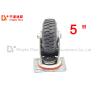 Buy cheap Non Skid Flat Industrial Caster Wheels 5 Inch For Workbench Without Brake from wholesalers