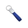 Buy cheap Color Tape PU Blue Leather Keychain Green Personalized Epoxy Doming Logo from wholesalers
