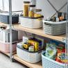 Buy cheap Oval 11" Shower Caddy Portable Plastic Storage Basket Double Handle from wholesalers