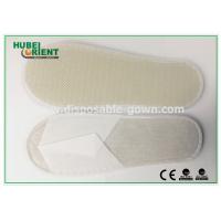 Buy cheap White Non woven disposable spa slippers with Eva Sole , Open Toe Style product