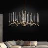 Buy cheap Luxury Crystal Chandelier Living Room Dining Bedroom Gold Silver Chandelier (WH-MI-414) from wholesalers