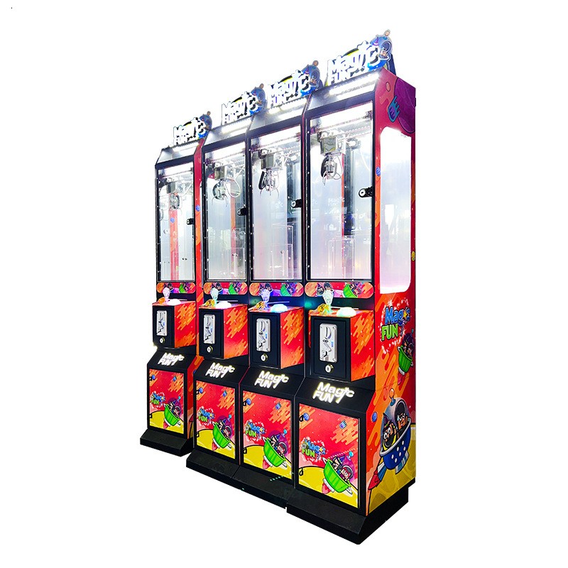 110V/220V Crane Machine for Small Toy Mini Dolls Accepts US Dollar Bills and Credit Card