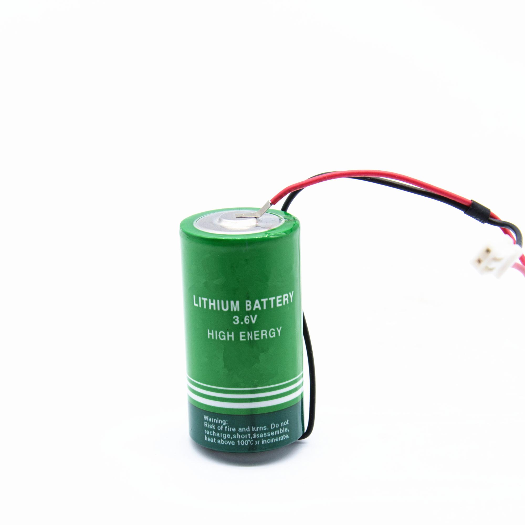3.6v Size C Er26500 Li Ion Lithium Battery Pack High Quality