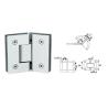 Buy cheap Bathroom glass clamp RS803, Square 135 degree, stainless steel 304,201,316, satin or mirror from wholesalers