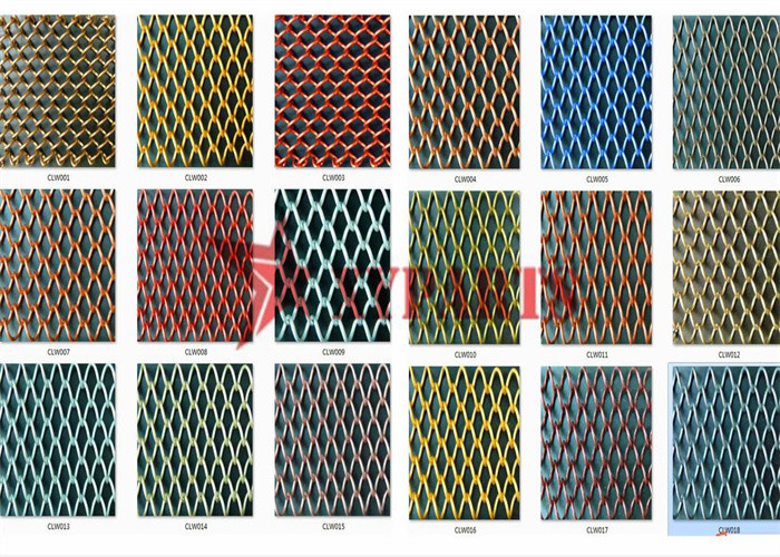 Copper Color Aluminum Coil Drapery Curtain For Space Divider