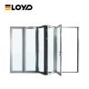 Buy cheap Residential Lowes Glass Aluminum Folding Patio Doors With Locks Moisture Resistant from wholesalers