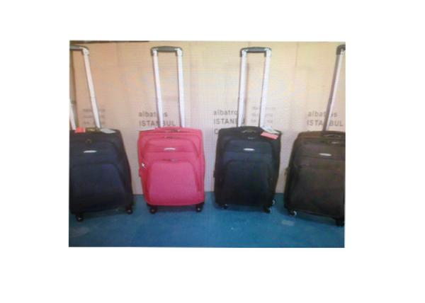 Buy cheap 4 Rotative Wheel Soft Sided Carry On Travel Luggage Bags 1680D Polyester Material from wholesalers