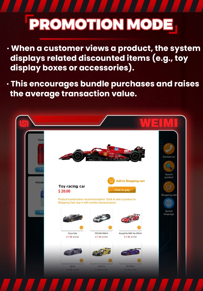 Android 11 Toy Vending Machine with WIFI 5G/4G SIM Card/LAN Internet and Bill/Coin/Card/E-wallet/IC, ID Card Payment System