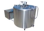 Horizontal Milk Cooling Stainless Steel Storage Tank , Stainless Steel Pressure