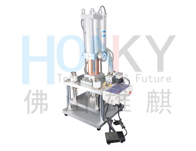 Air Control Semi Automatic Capping Machine For 2ml Perfume Sample Tube Sealing