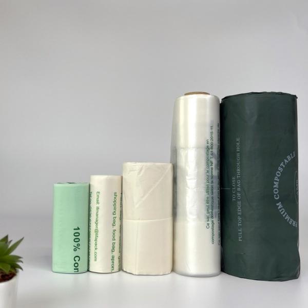 Buy cheap Biodegradable T Shirt Bag On Roll Made Of PBAT Material For Eco Friendly Packaging from wholesalers