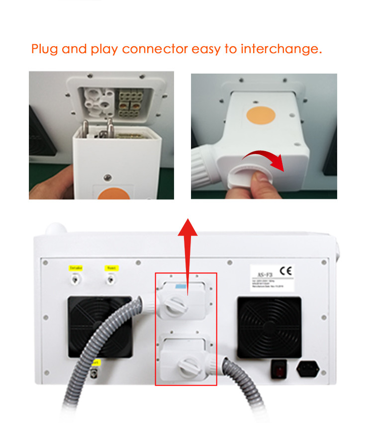 IPL Diode Laser 2 In1 System Laser Hair Removal Machine Multifunctional Epilation