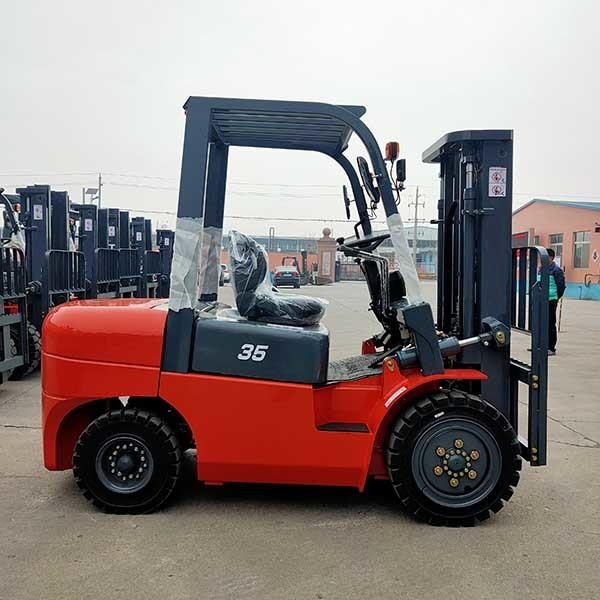 Buy cheap 3500kgs Diesel Counterbalance Chinese Xichai Diesel Engine Forklift Used In Warehouse from wholesalers