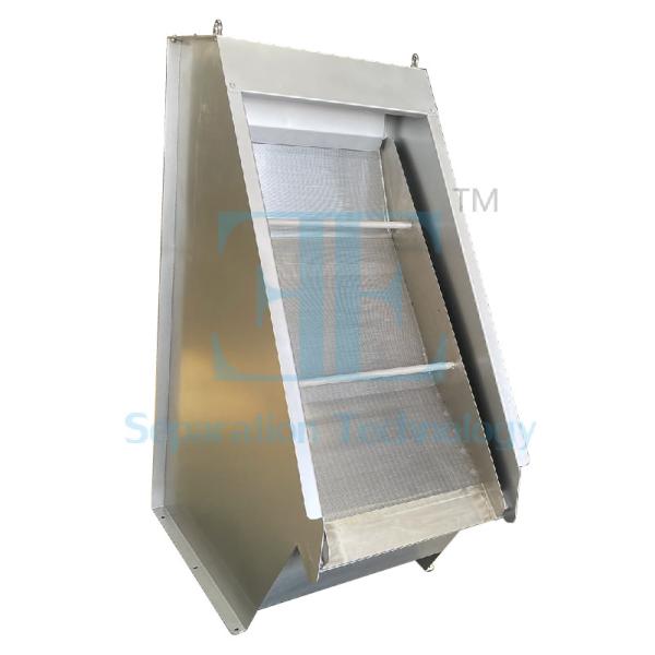 Buy cheap Wastewater Pretreatment Static Screening Wedge Wire Static Screener from wholesalers