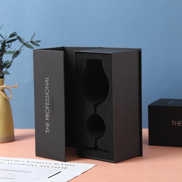 Buy cheap Customized Exquisite Single Red Wine Gift Box Magnetic Suction Flap Packaging Boxes from wholesalers
