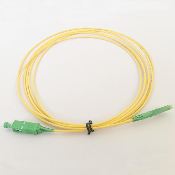 Sc Lc Connector Fiber Optic Cable Patch Cord Singlemode 9/125μM 2.0mm PVC