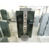 Buy cheap European style rose carving granite cross headstone from wholesalers