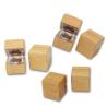 Buy cheap 5g Cosmetic Case Bamboo Makeup Pressed Powder Eye Shadow With Mirror Squre from wholesalers
