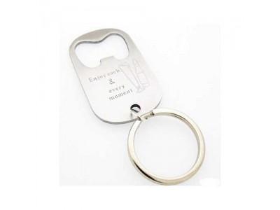 Buy cheap Steel Dog Tag Keychain Bottle Opener,Stamped stainless steel dog tag bottle opener keychain, stamped logo from wholesalers