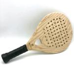 Nature Wooden Paddle Racket Personalized Beach Tennis Paddle Racquets Customized