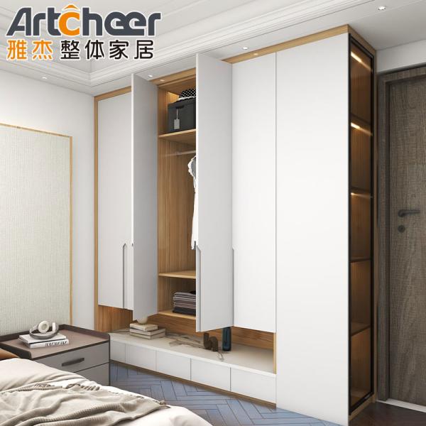 Buy cheap Modern Mdf Walk In Closet Wardrobe The Perfect Addition to Your Bedroom Furniture from wholesalers