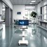 Buy cheap Dental Hospital Equipment Computer Mobile Dental Cart Mobile Hospital Trolley Stainless Steel Mobile Cart With Brake from wholesalers