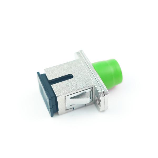 Buy cheap FTTH 1 Port Metal SCAPC FCAPC Hybrid Fiber Optic Adapters Couplers for Best Equipment from wholesalers