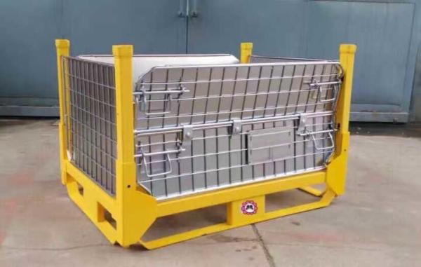 Buy cheap Industrial Warehouse Collapsible Wire Container Large Load Capacity from wholesalers