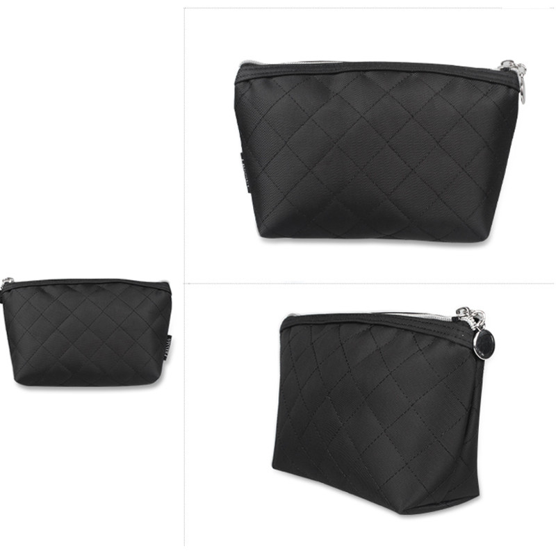 Pure Color Cute Stylish Cosmetic Bag For Women Travel Toiletry Bag Organizer