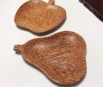 Polygon Coconut Wooden Serving Plates Handcrafted Traditional Dinner Plate