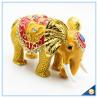Buy cheap Thai Style Elephant Enamel Ornaments Jewelry Box Home Furnishing Lucky Elephant Trinket Box from wholesalers